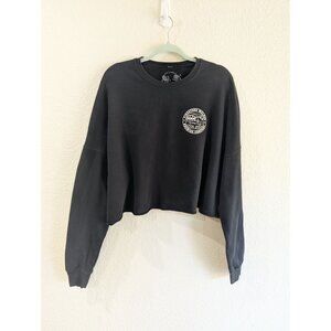 Firestone Walker Brewing Co. Black Cropped Sweatshirt XXL Cotton Blend